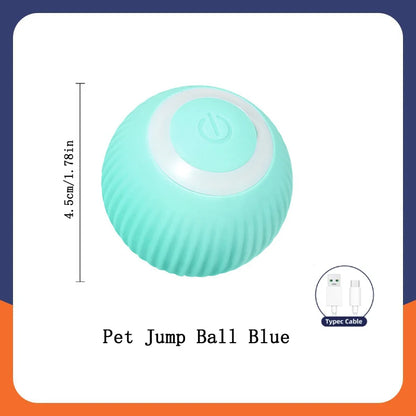 Smart Interactive Dog Toy Ball – USB Rechargeable Bouncing Ball for Dogs & Cats