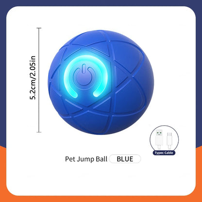 Smart Interactive Dog Toy Ball – USB Rechargeable Bouncing Ball for Dogs & Cats