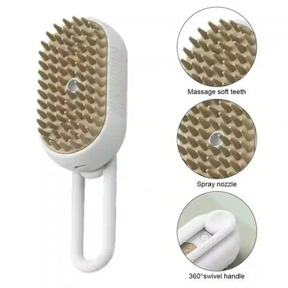 Steam Brush for Dogs & Cats