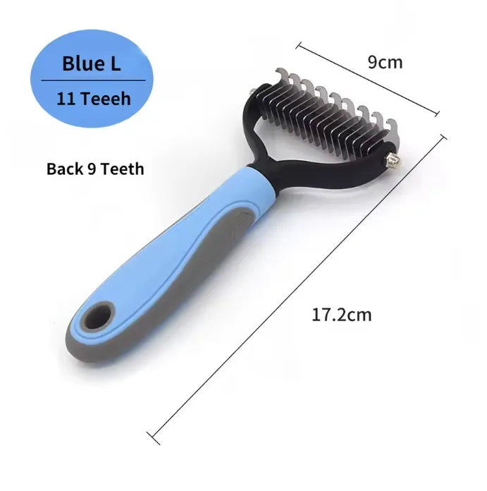 Professional Pet Deshedding Brush Dog